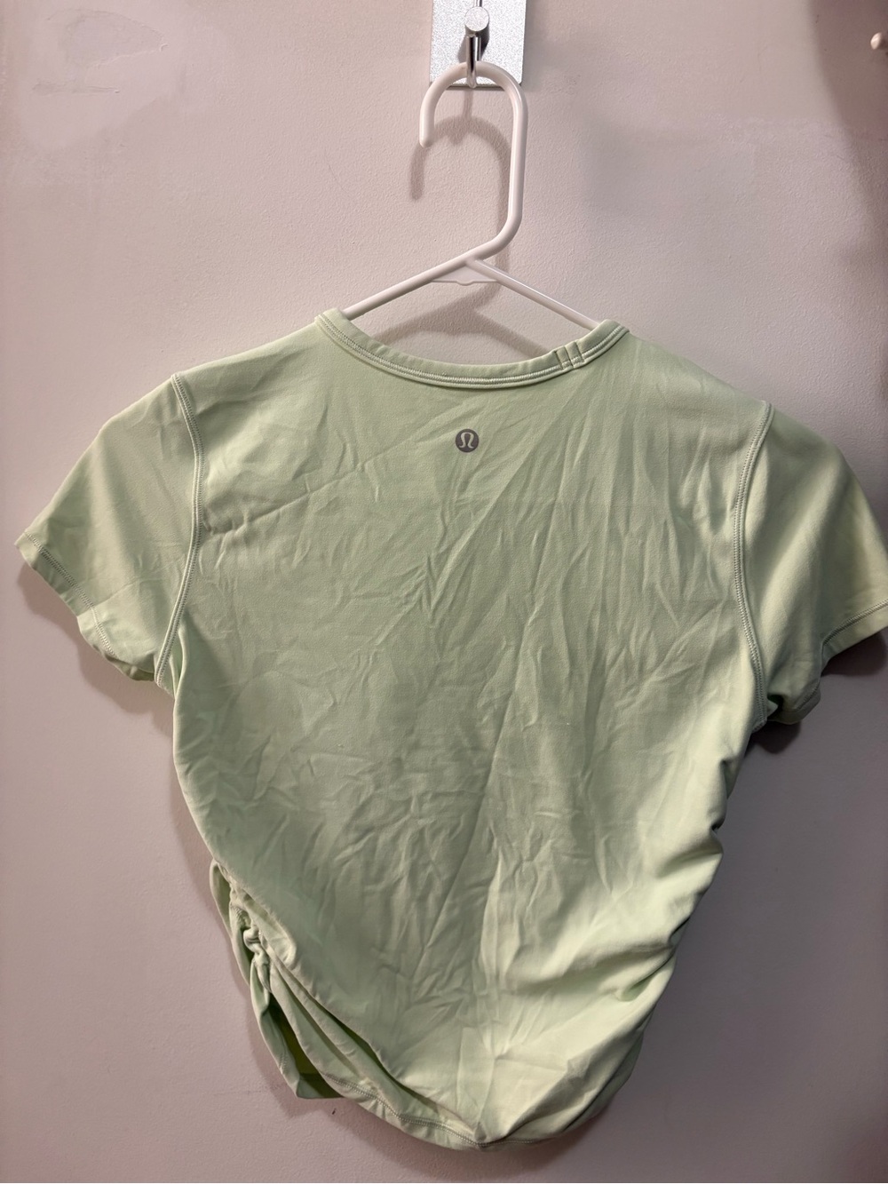 lululemon athletica Light Mint Short Sleeve Tie-Side Top